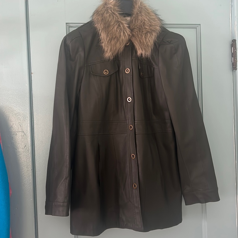 Meave / Anthropologie Leather Jacket